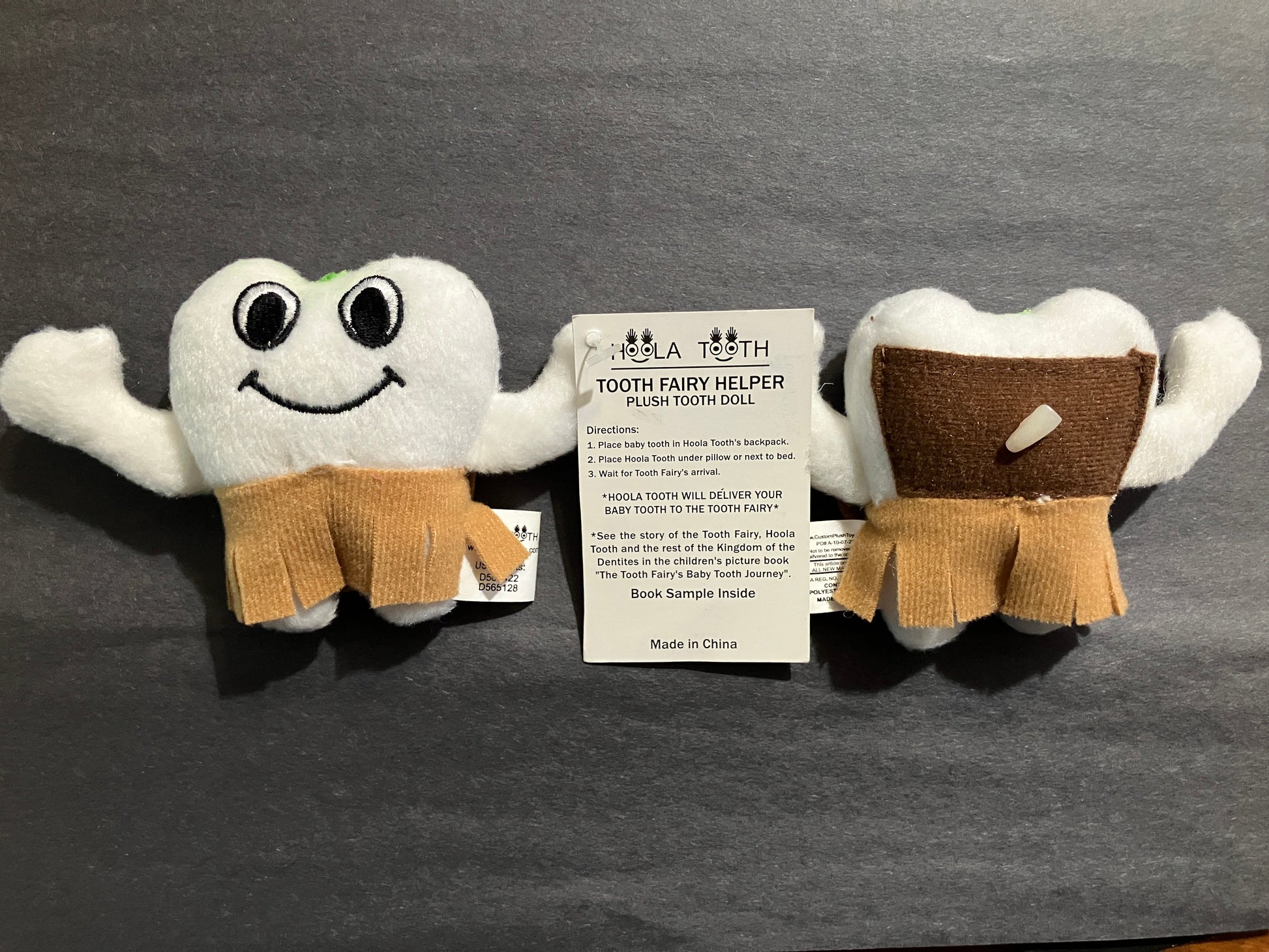tooth doll front/back